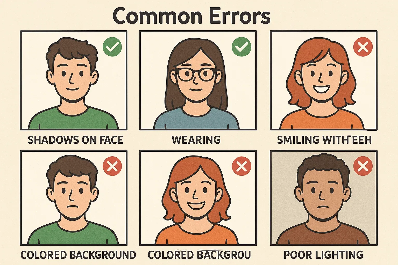Avoid these common passport photo mistakes that can get you rejected.