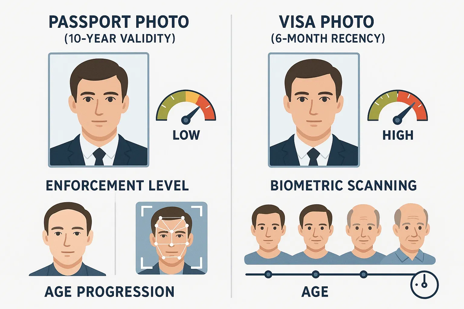 Passport vs. visa photos — they’re not the same, and here’s why it matters.