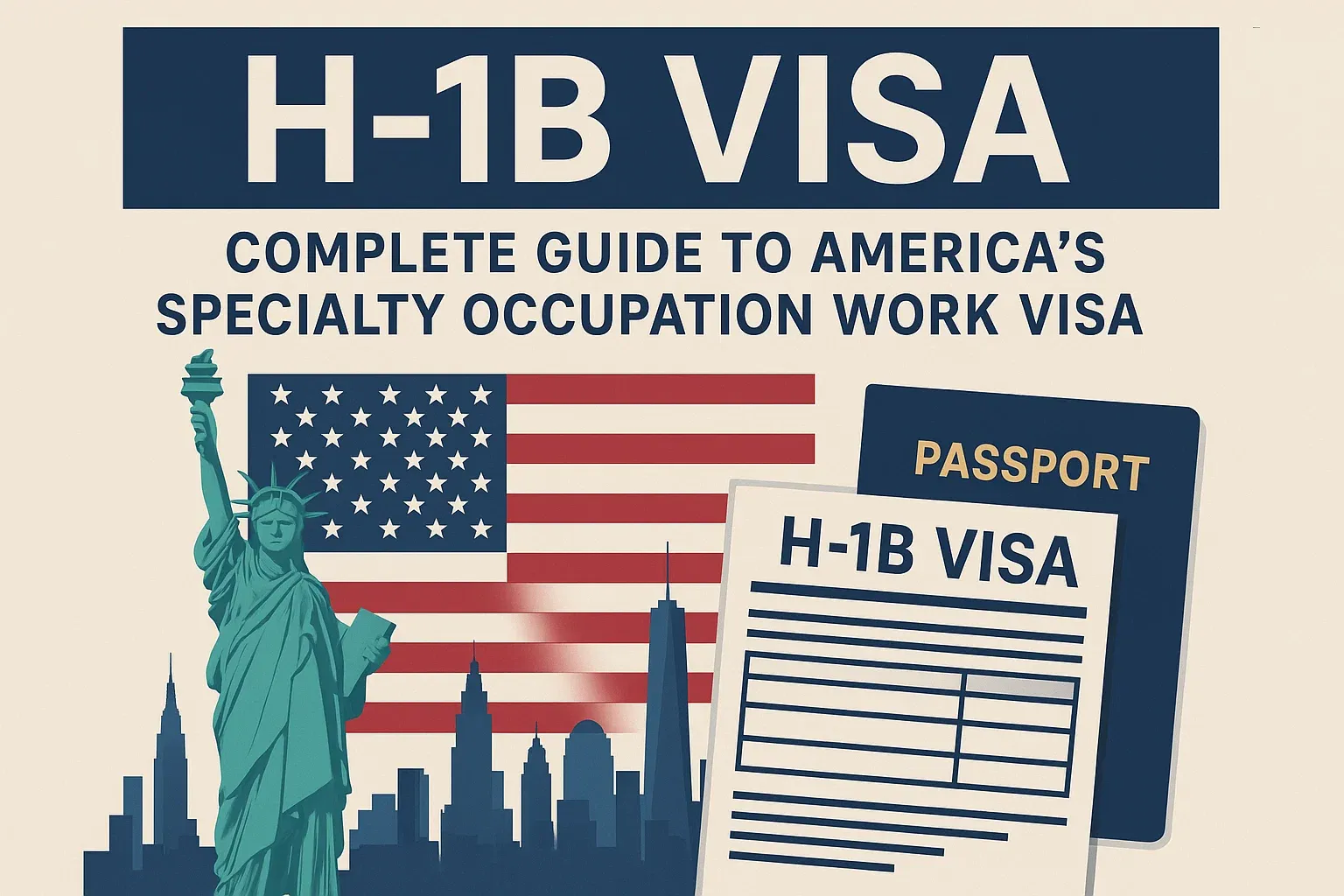一名专业人士获得 H-1B 签证批准在 U.S. 工作的插图